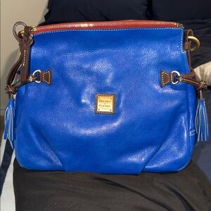 Dooney & Bourke Royal Blue Leather Shoulder Bag